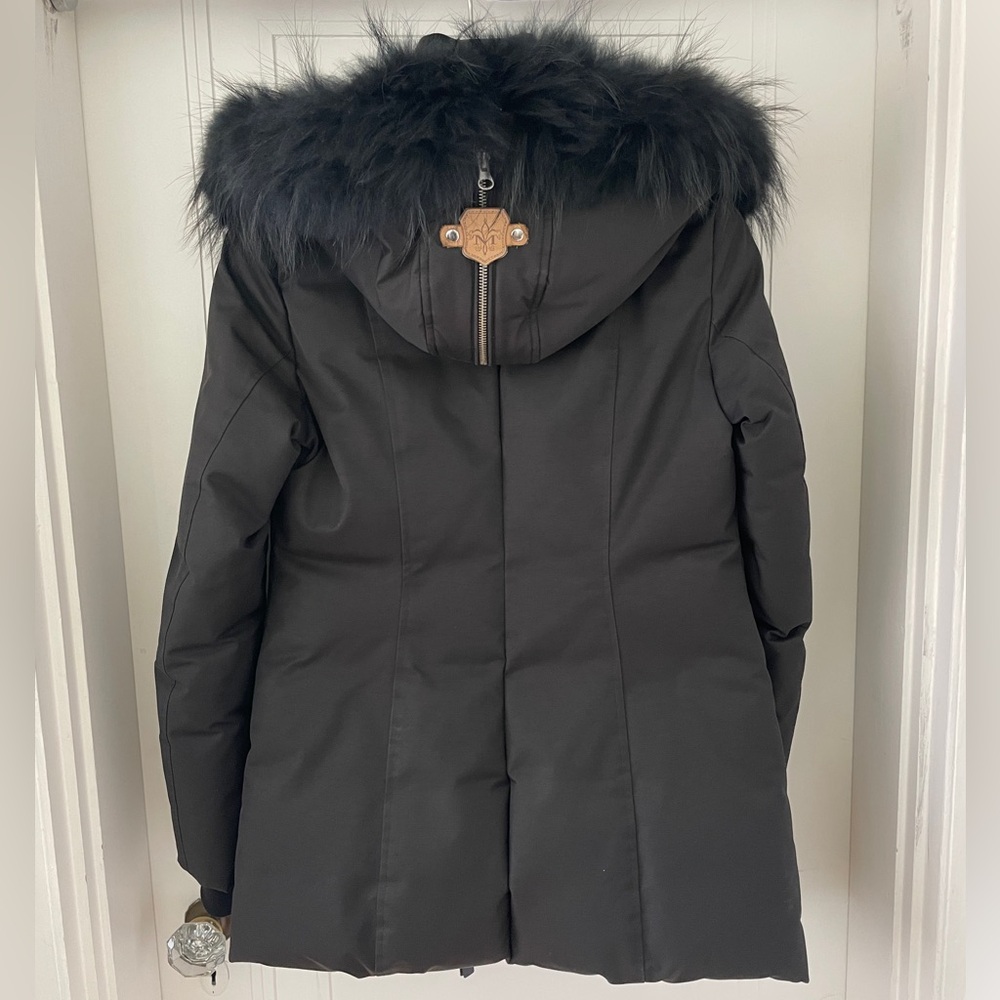 Mackage Black Fur-Trimmed Puffer Jacket - Picture 4 of 11